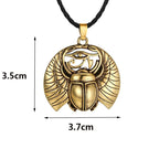 Collar con Colgante Escarabajo y Ojo de Horus Egipcio