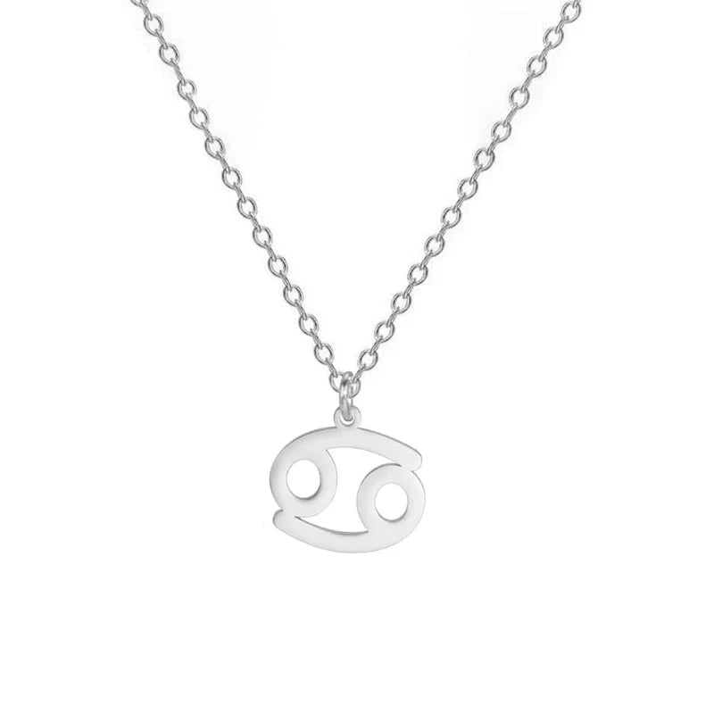 Collar con Colgante Dorado Signo del Zodíaco