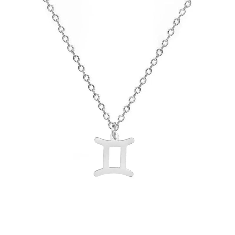 Collar con Colgante Dorado Signo del Zodíaco