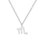 Collar con Colgante Dorado Signo del Zodíaco