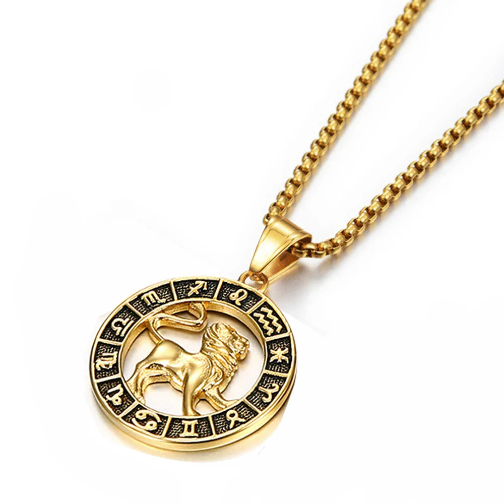 Collar con Colgante del Signo Zodiacal Astrológico