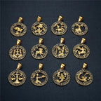 Collar con Colgante del Signo Zodiacal Astrológico