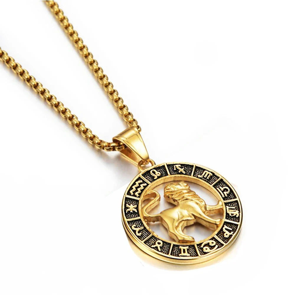 Collar con Colgante del Signo Zodiacal Astrológico