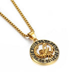 Collar con Colgante del Signo Zodiacal Astrológico
