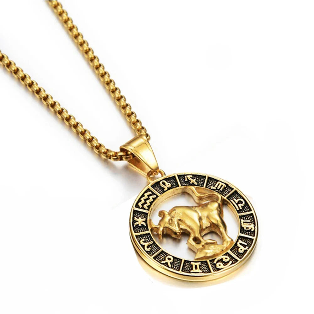 Collar con Colgante del Signo Zodiacal Astrológico
