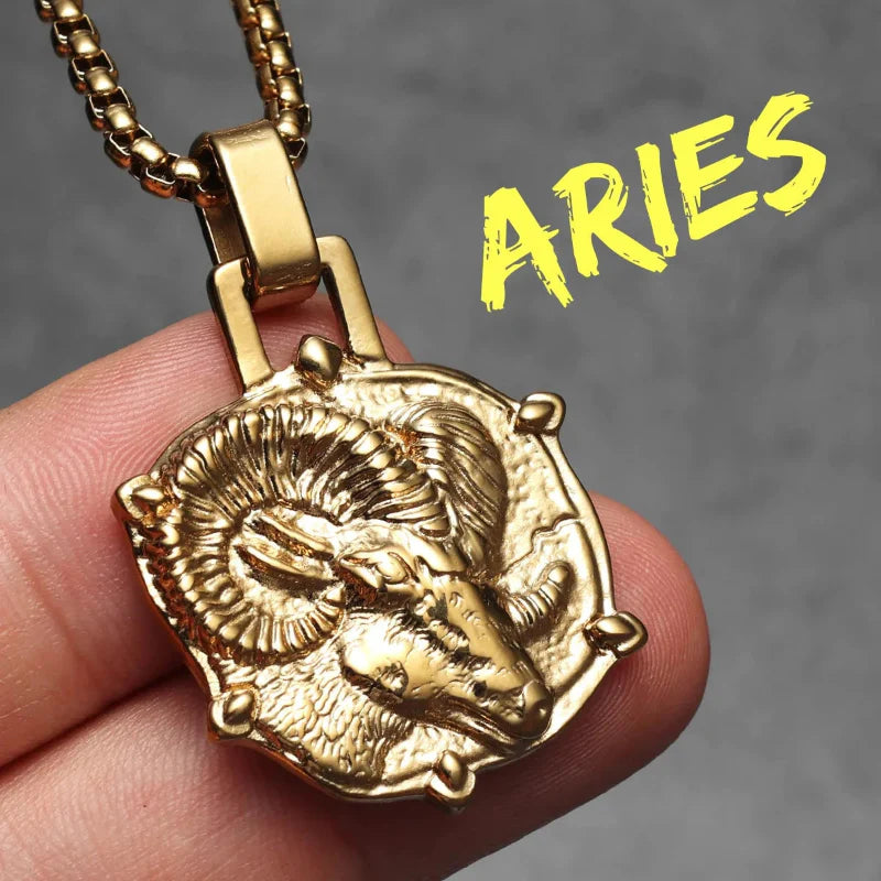 Collar con Colgante de Signo del Zodiaco