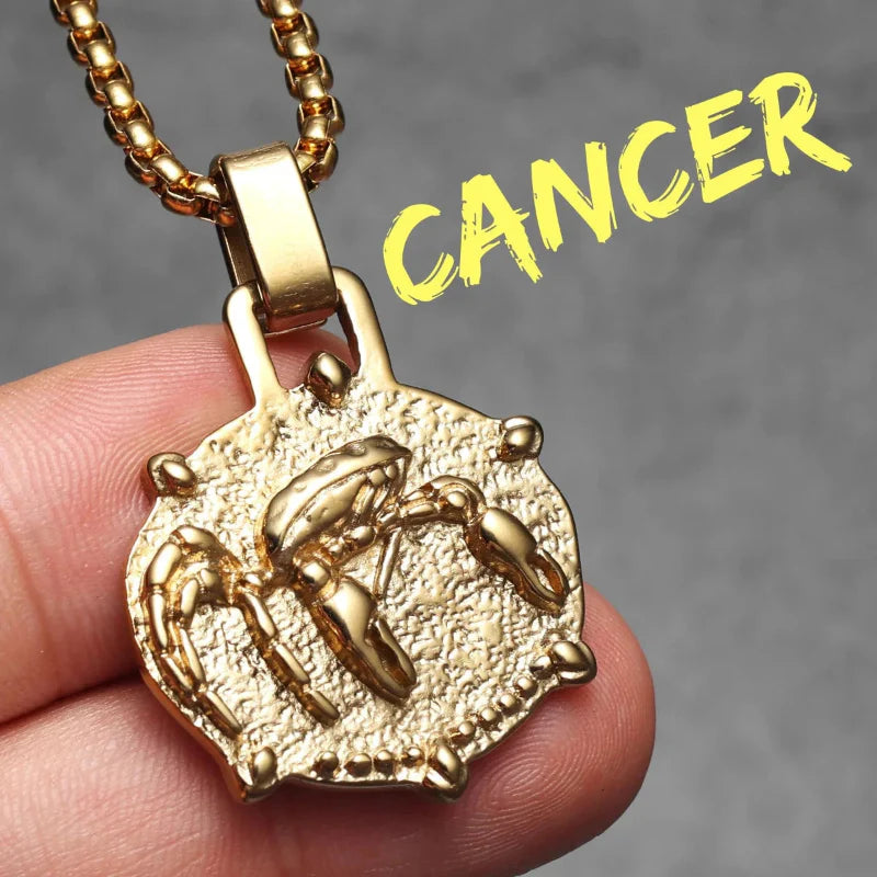 Collar con Colgante de Signo del Zodiaco