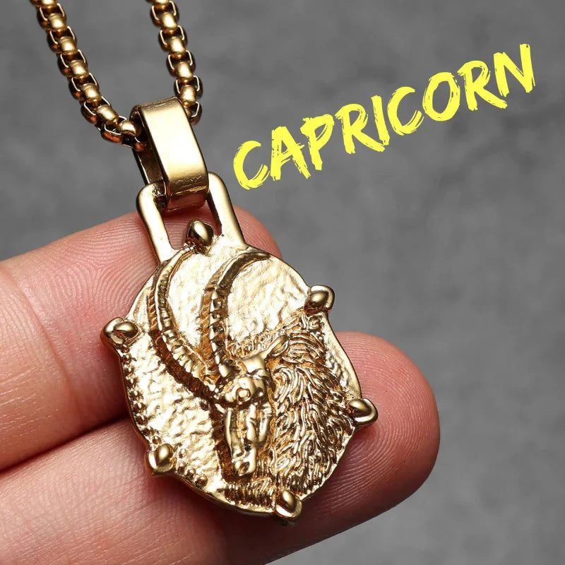 Collar con Colgante de Signo del Zodiaco