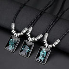 Collar con Colgante del Signo del Zodiaco para Hombre