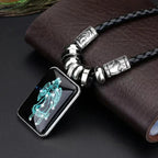 Collar con Colgante del Signo del Zodiaco para Hombre