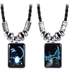 Collar con colgante de signo del zodiaco para hombre