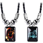 Collar con Colgante del Signo del Zodiaco para Hombre