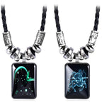 Collar con Colgante del Signo del Zodiaco para Hombre