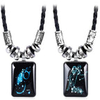 Collar con Colgante del Signo del Zodiaco para Hombre