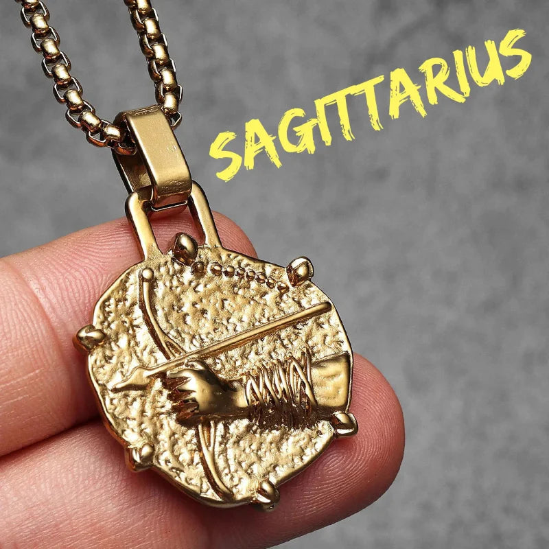 Collar con Colgante de Signo del Zodiaco