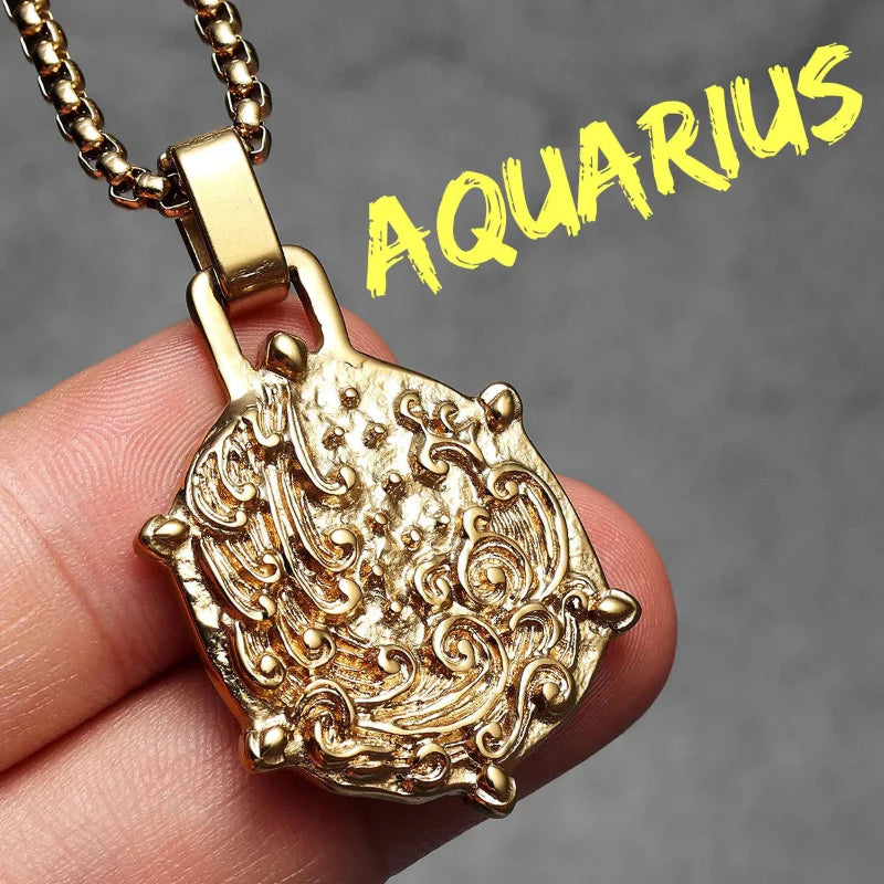 Collar con Colgante de Signo del Zodiaco