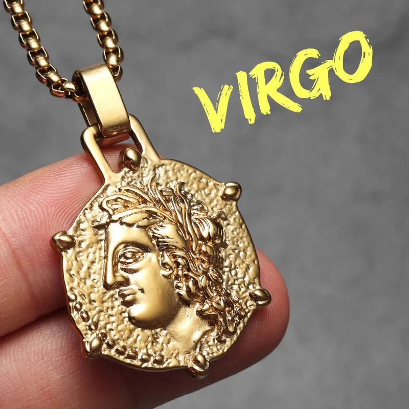 Collar con Colgante de Signo del Zodiaco