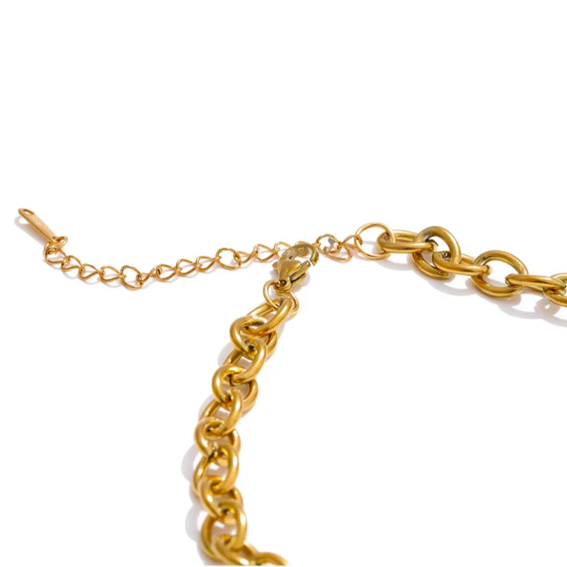 Collar con Colgante Sol y Luna para Mujer