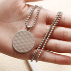 Collar con Colgante Yin Yang Negro y Blanco