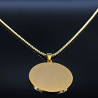 Collar con Talismán de Protección Plata & Oro
