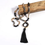 Collar Bohemio de Madera