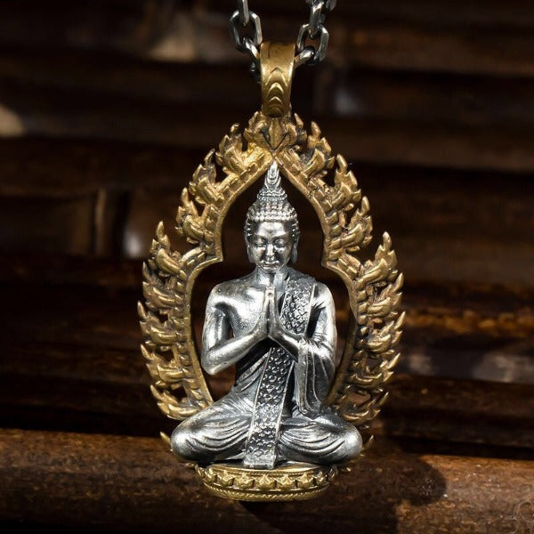 Collar Budista de Meditación