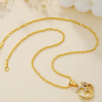 Collar Budista Om Or
