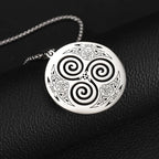 Collar Celta Colgante Triskel Vikingo Hombre Mujer Nórdico