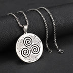 Collar Celta Colgante Triskel Vikingo Hombre Mujer Nórdico