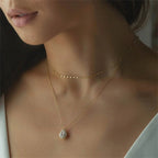 Collar Cadena de Espalda de Boda con Diamantes