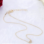 Collar Colgante Corazón Mujer oro