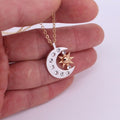 Collar Colgante de Luna Creciente para Mujer