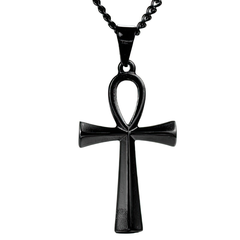 Collar con colgante cruz egipcia
