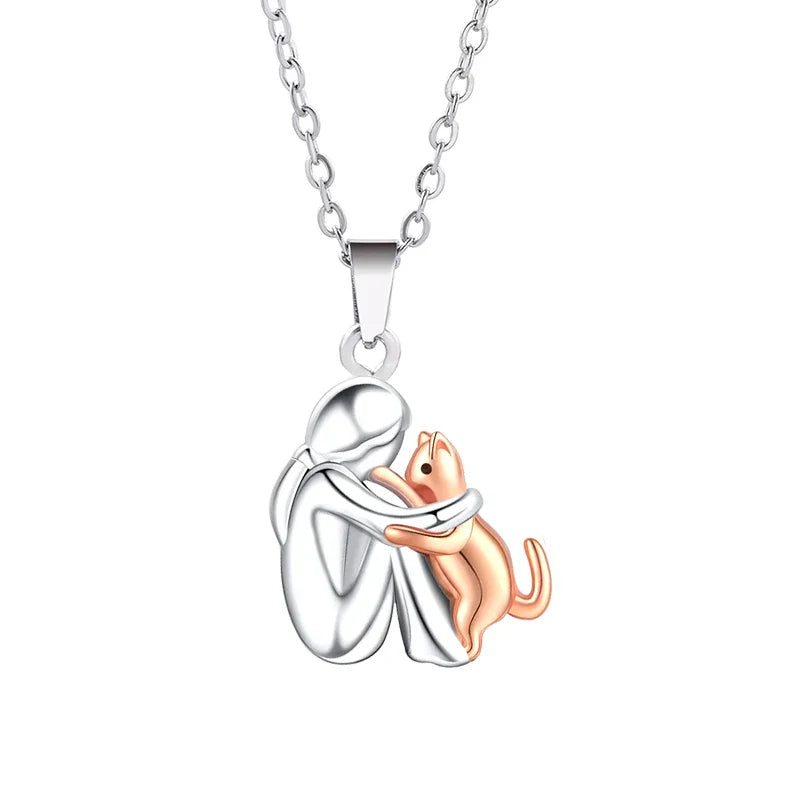 Collar de Amor Cariñoso Gato y Dueño