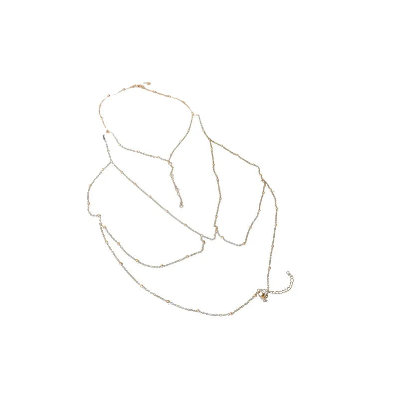 Collar de Escote Cadena Mujer Joya Escote Busto