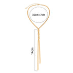 Collar de Escote Oro & Plata para Mujer