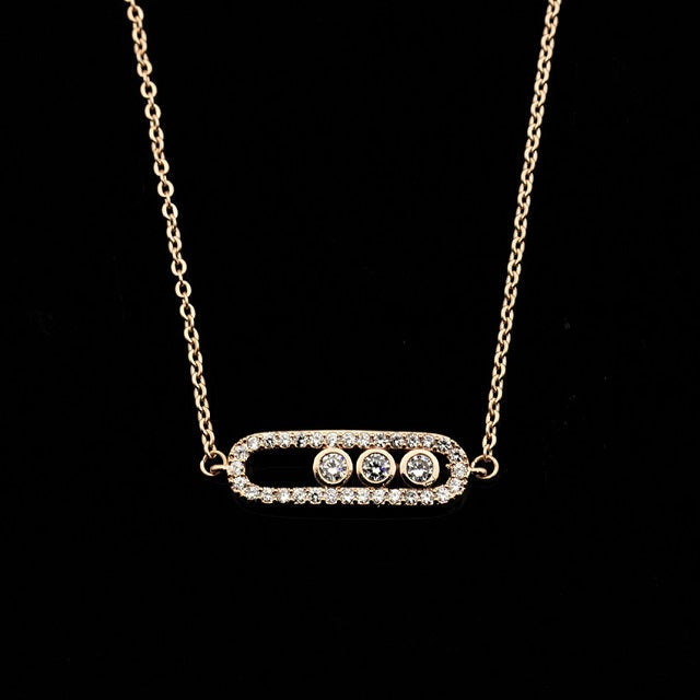 Collar del Infinito Oriental oro rosa