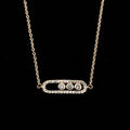 Collar del Infinito Oriental oro rosa