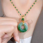 Collar de Paz y Bendición en Jade Hetian