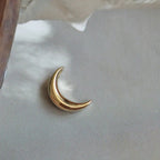 Collar Discreto con Colgante de Luna para Mujer oro