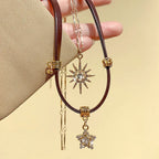 Collar Doble Colgante Sol