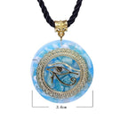 Collar de Orgonita Ojo Oudjat Egipto