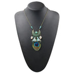 Collar Étnico Pavo Real