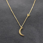 Collar Estrella & Luna oro
