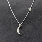 Collar Estrella & Luna Plata