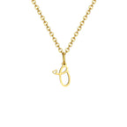 Collier femme avec pendentif initiale lettre et coeur