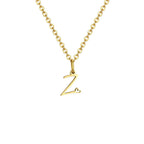 Collier femme avec pendentif initiale lettre et coeur