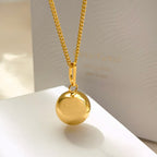 Collar Bola de Embarazo para Mujer con Colgante