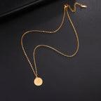 Collar Mujer Colgante Brújula Rosa de los Vientos Cardinal oro