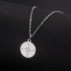 Collar Mujer Colgante Brújula Rosa de los Vientos Cardinal plata